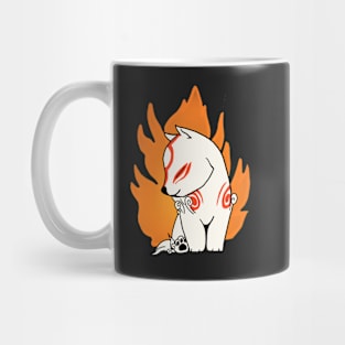 Flaming Okami Mug